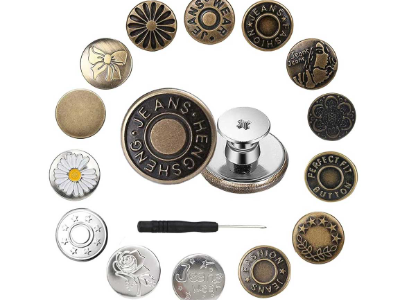 Button and eyelets
