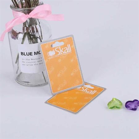 Customized Wholesale White Card Hangtag Label Color Printing Logo