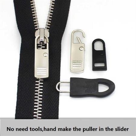 Removable Zipper Puller for Accessories Box Schoolbag Coat Clothes