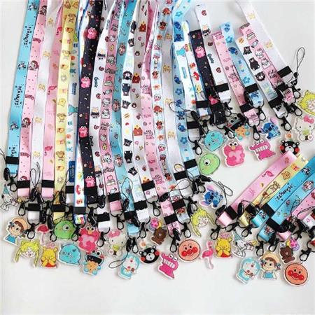 Pendant Long Wide Cloth Rope Hanging Neck Rope Adjustable Mobile Phone Lanyard