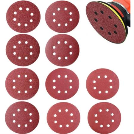 Giấy chà nhám tròn 8 lỗ 5 inch