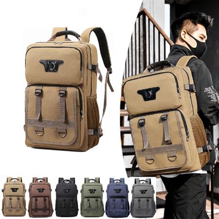 Fashion Outdoor High-Capacity Travel Backpack Vintage Nylon Backpack